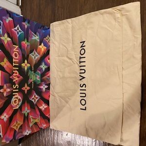 Louis Vuitton duffel bag dust bag